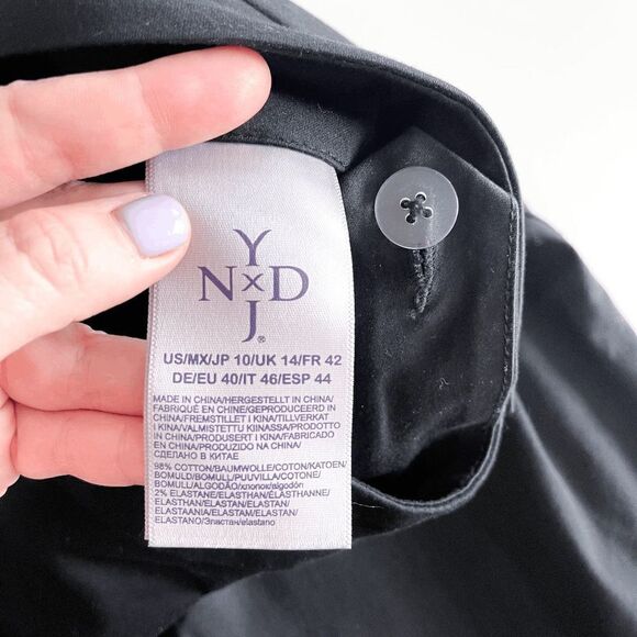 NYDJ Women's Lift Tuck Technology Casual Trouser Pants Black Size 10 - Picture 5 of 9